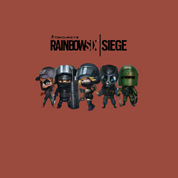 Свитшот хлопковый мужской Tom Clancys Rainbow Six Siege, цвет: кирпичный — фото 2