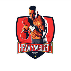 Свитшот хлопковый мужской Heavyweight boxing gym, цвет: белый — фото 2