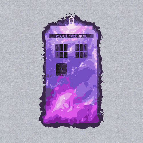 Мужской свитшот Violet tardis / Меланж – фото 3