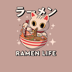 Свитшот хлопковый мужской Ramne life, цвет: пыльно-розовый — фото 2