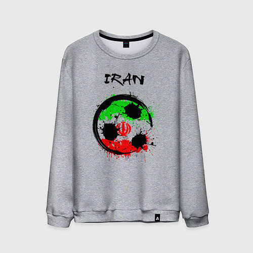 Мужской свитшот Сборная Ирана / Меланж – фото 1