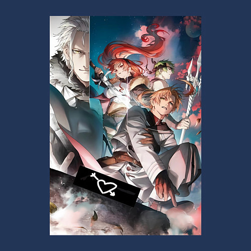 Мужской свитшот Реинкарнация безработного Эрис Бореас Грейрат Орст / Тёмно-синий – фото 3