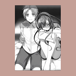 Свитшот хлопковый мужской Реинкарнация безработного Эрис Бореас Грейрат Руде, цвет: пыльно-розовый — фото 2