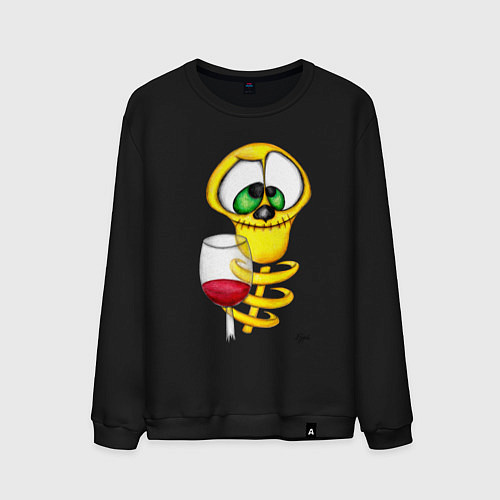 Мужской свитшот Ричард в отпуске / Черный – фото 1