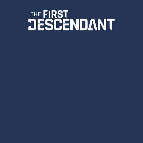 Мужской свитшот The first descendant logo / Тёмно-синий – фото 3