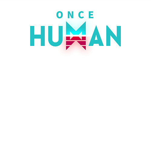 Мужской свитшот Once human logo / Белый – фото 3