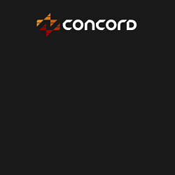 Свитшот хлопковый мужской Concord logo game, цвет: черный — фото 2