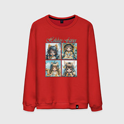 Мужской свитшот Праздничные аниме феи