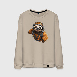 Мужской свитшот Ленивец-парашютист