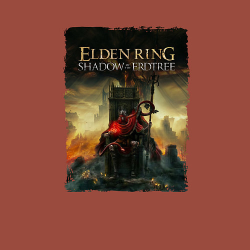 Мужской свитшот Shadow of the erdtree - Elden ring / Кирпичный – фото 3