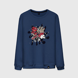 Мужской свитшот Панк рок черепа