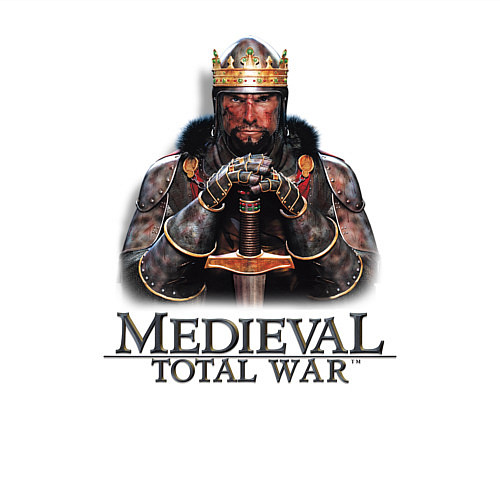 Мужской свитшот Medieval: Total War logo / Белый – фото 3