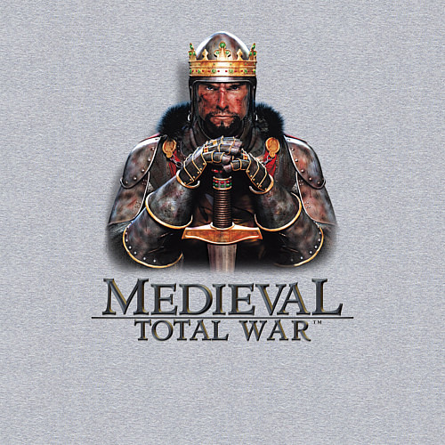 Мужской свитшот Medieval: Total War logo / Меланж – фото 3