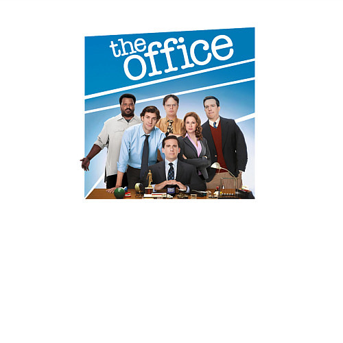 Мужской свитшот The office poster / Белый – фото 3
