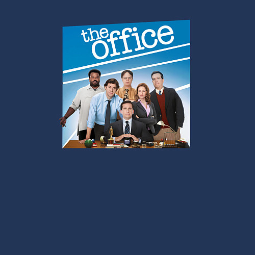 Мужской свитшот The office poster / Тёмно-синий – фото 3