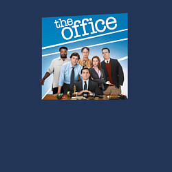 Свитшот хлопковый мужской The office poster, цвет: тёмно-синий — фото 2