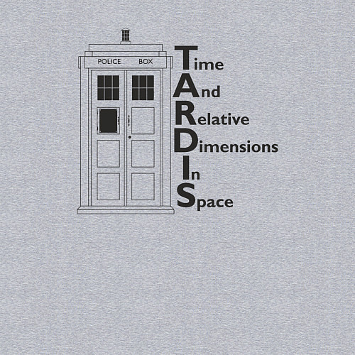 Мужской свитшот Time in space / Меланж – фото 3