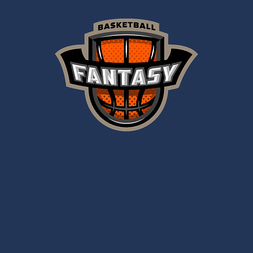 Мужской свитшот Basketball fantasy / Тёмно-синий – фото 3