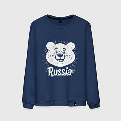 Мужской свитшот Россия и медведь