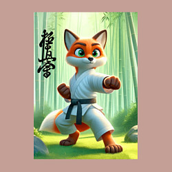 Свитшот хлопковый мужской Kyokushin karate - fox, цвет: пыльно-розовый — фото 2