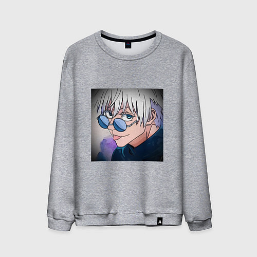 Мужской свитшот Годжо / Меланж – фото 1