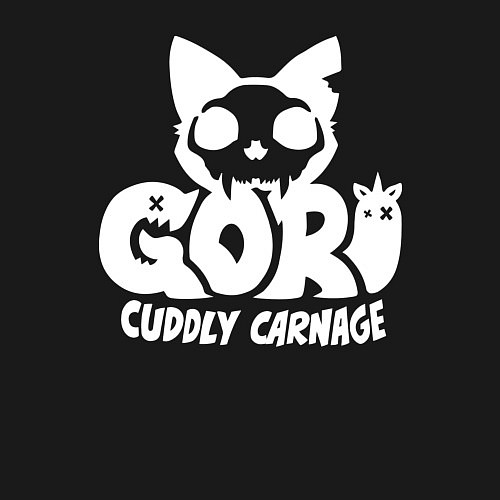 Мужской свитшот Goro cuddly carnage logo / Черный – фото 3