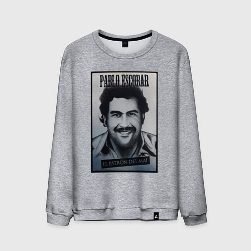 Мужской свитшот Escobar draw portrait / Меланж – фото 1