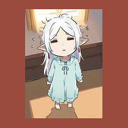 Свитшот хлопковый мужской Фрирен ребенок, цвет: кирпичный — фото 2