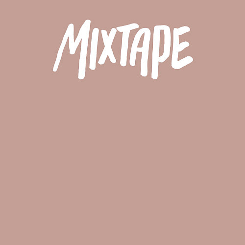 Мужской свитшот Mixtape logo / Пыльно-розовый – фото 3