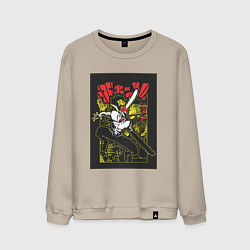Мужской свитшот Человек-бензопила Денджи воплощение демона
