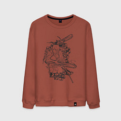 Мужской свитшот Человек-бензопила Денджи Макима