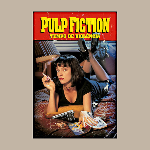 Мужской свитшот Криминальное чтиво - Мия / Миндальный – фото 3