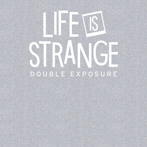 Мужской свитшот Life is strange double exposure logo / Меланж – фото 3