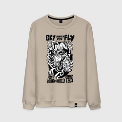 Мужской свитшот Небо зовёт летать