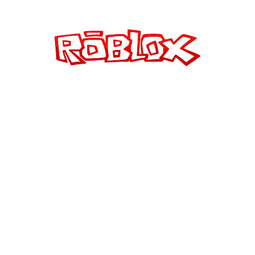 Мужской свитшот Roblox красный мем / Белый – фото 3