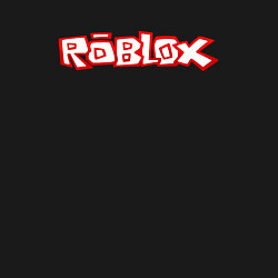 Свитшот хлопковый мужской Roblox красный мем, цвет: черный — фото 2