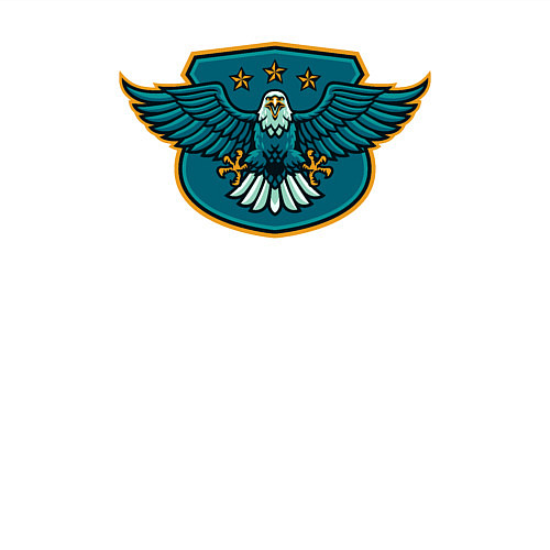 Мужской свитшот Eagle stars / Белый – фото 3