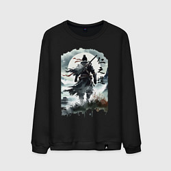 Мужской свитшот Призрак Цусимы - Японский самурай