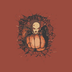 Свитшот хлопковый мужской Ванпанчмен герой, цвет: кирпичный — фото 2