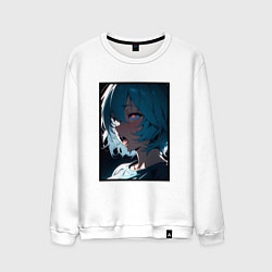 Мужской свитшот Рей из Евангелион ахегао