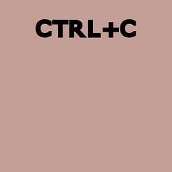 Свитшот хлопковый мужской Иностранная надпись cntrl c, цвет: пыльно-розовый — фото 2