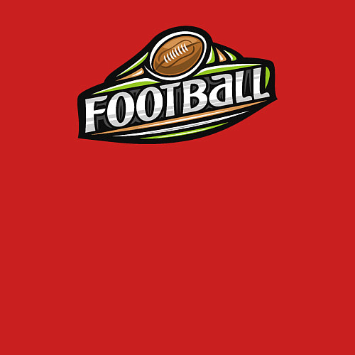 Мужской свитшот Football - America / Красный – фото 3