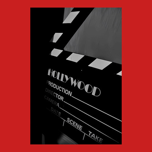 Мужской свитшот Режиссёрская хлопушка / Красный – фото 3