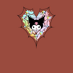 Свитшот хлопковый мужской Паутина Куроми, цвет: кирпичный — фото 2