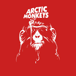 Свитшот хлопковый мужской Arctic monkeys group, цвет: красный — фото 2