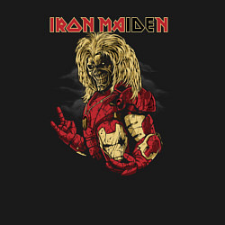 Свитшот хлопковый мужской Iron Maiden rock band, цвет: черный — фото 2