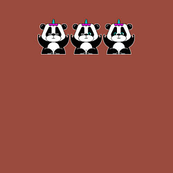 Свитшот хлопковый мужской Йоганутые пандароги, цвет: кирпичный — фото 2