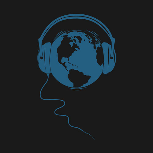 Мужской свитшот Earth music / Черный – фото 3