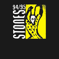 Свитшот хлопковый мужской Stones 94 95, цвет: черный — фото 2