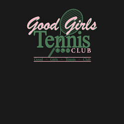 Свитшот хлопковый мужской Good girls tennis club, цвет: черный — фото 2
